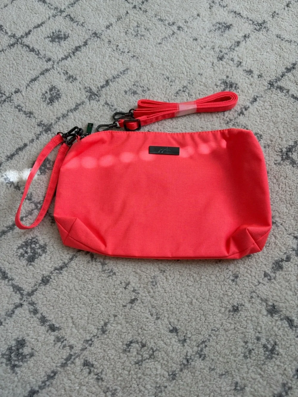 JuJuBe Chromatics Midi Backpack in Electric Blue and Be Quick in Neon Coral